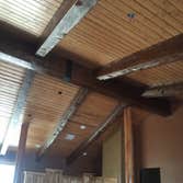T and G wood ceilings with bea
