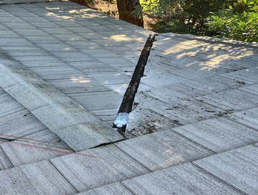 2” tile valley cutting