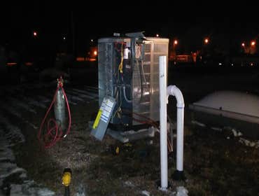 Power lines to mast HVAC/R*Plumbing*Electric
