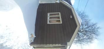 Old Siding on garage