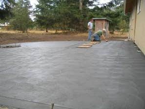 concrete Paving job