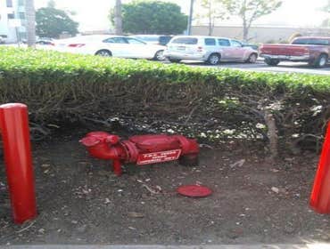 RELOCATED F.D.C IN LA MIRADA ELIMINATED P.I.V. AND RELOCATED F.D.C
