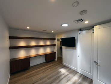 Interior Painting - Entertainment Center