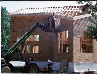 CUSTOM HOME FOR ARCHITECT UNDER CONSTRUCTION IN THE PLAINS VIRGINIA When a prominent local architect needed a contractor to build his own home he turne