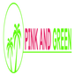 Pink and Green Lawn Care and Landscape logo