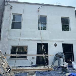 Photos by Quick Contracting LLC #1 At this work site Quick Contracting performed brick pointing and lintel change .