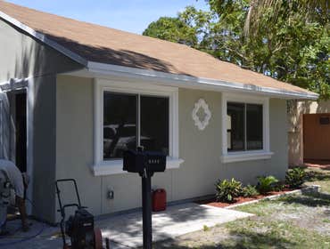 after exterior rehab