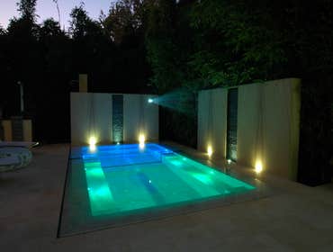 Custom LED lighting.