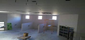 Columbia County Detention Center 10,000 SF Addition to the Columbia County Jail in Augusta, GA. Scope included: EIFS, 1'x1' Acoustical Glue up Tile Ce