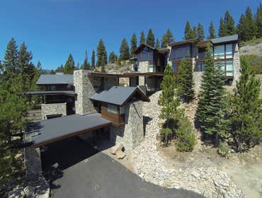 Tahoe Vista Overlook aerial shots