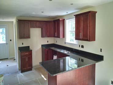 Photo(s) from Score Construction Services LLC This was a new house out in Concord NH, approximately 2,500 sq foot home. 8,500 sq ' of drywall.