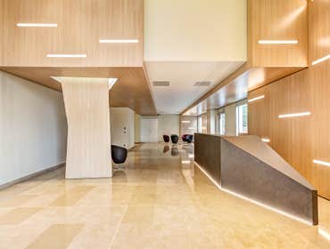 Lobby renovation Granite tile