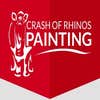 Crash of Rhinos Painting logo