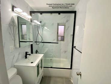 Queens Village Bathroom Renovation This apartment was purchased in a quiet queens village area, when they closed the place needed a desire need of upda