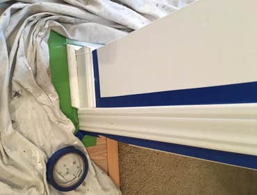 Trim and Baseboard Tape Prep
