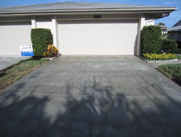 Jhm Construction Llc Project Drive Replacement - Before and After. JHM also applied a curing compound to help maximize the concrete strength for greate