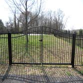 Sentinal black aluminum in Malvern This is a beautiful 54 inch black aluminum fence with swing out self closing estate gates with magnetic latches. Al