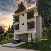 Single Family Home Rendering, Custom Build, Bellevue