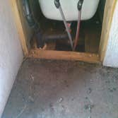 Complete renovation due to mold infestation. This home was a mobile home situated on a beautiful 2 acre piece of land. The pipes all seperate at the c