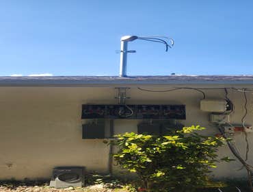 Replacement meter bank for an apartment building
