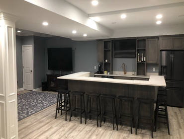 Clarkston Finished Basement by Majestic Home Solutions LLC