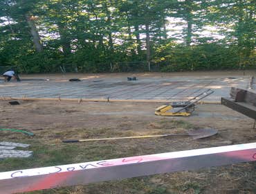 project32 sports court and over the garage addition