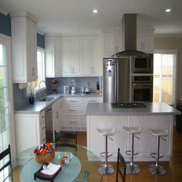 Kitchen Remodel This was a single story home in Oceanside Ca, as you can see from the before photo's, once we took out the dividing wall from kitchen t