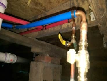 Residential water repipe
