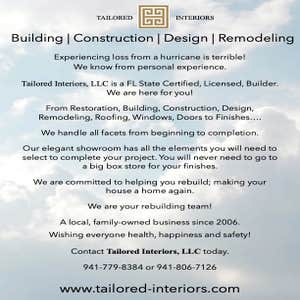 Photos by Tailored Interiors, LLC #1 Hurricane Restoration Help...