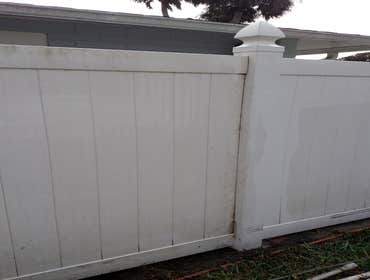 Seal-Away pressure washing sidewalk, driveway, & fence Before and after pictures pressure washing sidewalk, fence, & driveway. Call Seal-Away today to