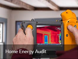 Home Energy Audit Home energy audit is the first step of saving almost 30% on your utility budget. Landmark Construction Crew Energy Upgrades gives you