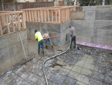 new basement and foundation