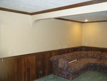 Finished basement Frame walls, insulate, drywall, paint, trim work, and ceiling.
