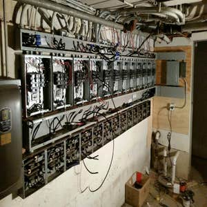 Photos from Paul's Electric Upgrade 26 panels from fuses to circuit breakers