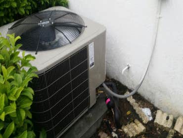Condenser install