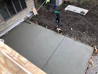 Completed Concrete Work