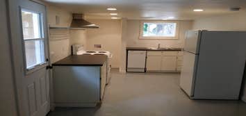 Residential Basement Remodel L Home-Before and after