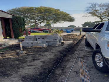 Stage One- Block Wall