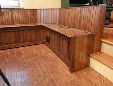 Dinning room bench seating