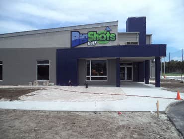 Photos by DM Constructors #35 Big Shots Golf. Doppler Radar driving Range with resturant, sports bar, putting course, soft serve ice cream, and party a