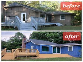 Full exterior house painting