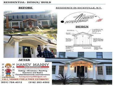 Handy Manny Home Renovations Siding,windows,roofing,kitchens, baths