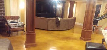 Water base stain color