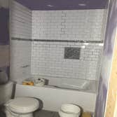 Hillcrest Complete 1900 sq ft interior renovation. Customer cabinets, solid surface counter, hardwood throughout, marble floor in master, tile floor in