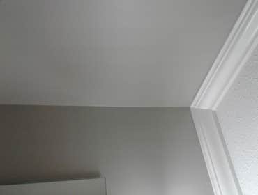 Friends Place Caulk Baseboard On Ceiling Coat Finish , Paint Walls