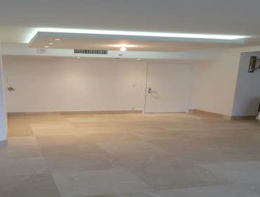 New soffit above Dining area