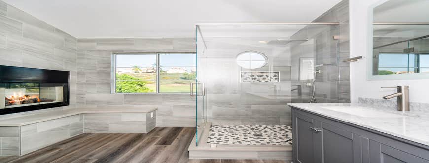 Chula Vista Master Bathroom Remodel Creative Design & Build Inc. is a home remodeling contractor that specializes in bathroom and kitchen remodelin...