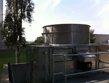 Project photos from Consolidated Mechanical Air Conditioning & Heating Inc Department of Public works building Alhambra. Cooling tower and pumps replac