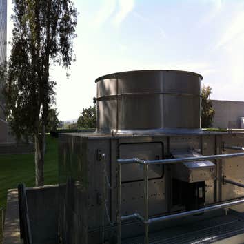 Project photos from Consolidated Mechanical Air Conditioning & Heating Inc Department of Public works building Alhambra. Cooling tower and pumps replac