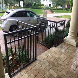 aluminum fence and gate